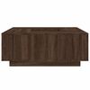 vidaXL Coffee Table Brown Oak Engineered Wood 39.4 x 39.4 x 15.7 in
