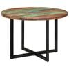 vidaXL Dining Table Multicolor Solid reclaimed wood Medium Sleek