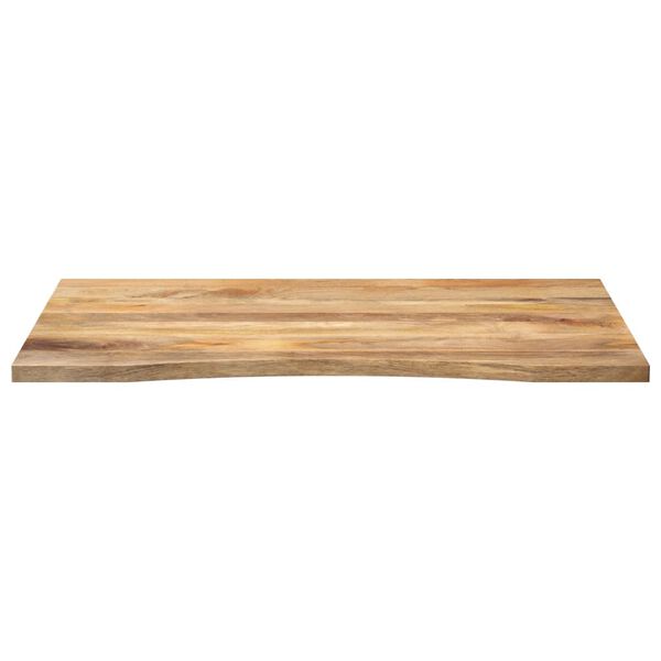 vidaXL Desk Top Natural wood tones Solid rough mango wood Medium Durable
