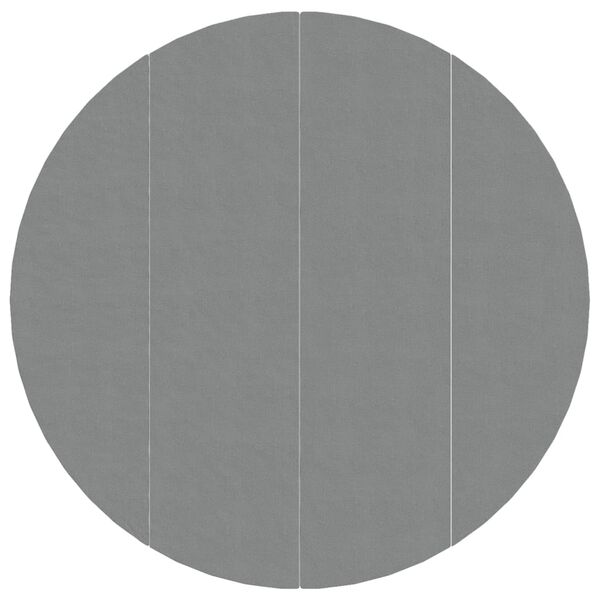 vidaXL Pool Ground Cloth Light Gray Ø196.9" Polyester Geotextile