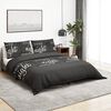 vidaXL Duvet Cover Set Black 100% Cotton 55.1 x 78.7 in Duvet Cover Set