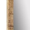 vidaXL Mirror Natural Wood Solid Mango Wood, Glass 27.6x19.7 in Durable