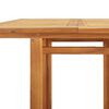 vidaXL Bistro Table Natural Solid Acacia wood Tall Simple Square
