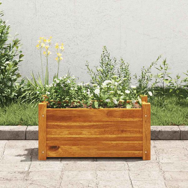 vidaXL Raised Bed Brown Acacia wood with oil finish Compact Durable