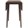 vidaXL Dining Table Brown Solid Wood Rubber