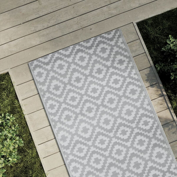 vidaXL Outdoor Carpet ARAKIL Gray 31.5"x59.1" PP