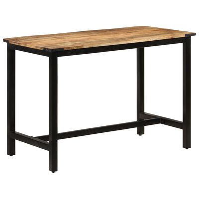 vidaXL Dining Table 43.3"x23.6"x29.9" Solid Wood Mango