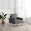vidaXL Armchair Light grey