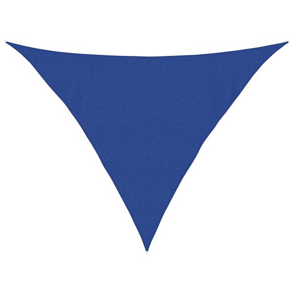 vidaXL Sunshade Sail Blue 100% HDPE (high-density polyethylene) Large