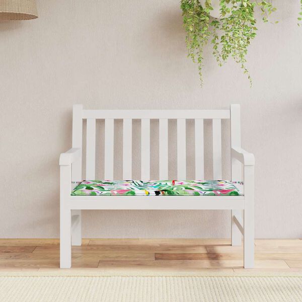 vidaXL Patio Bench Cushion Multicolour 39.4x19.7x1.6" Oxford Fabric