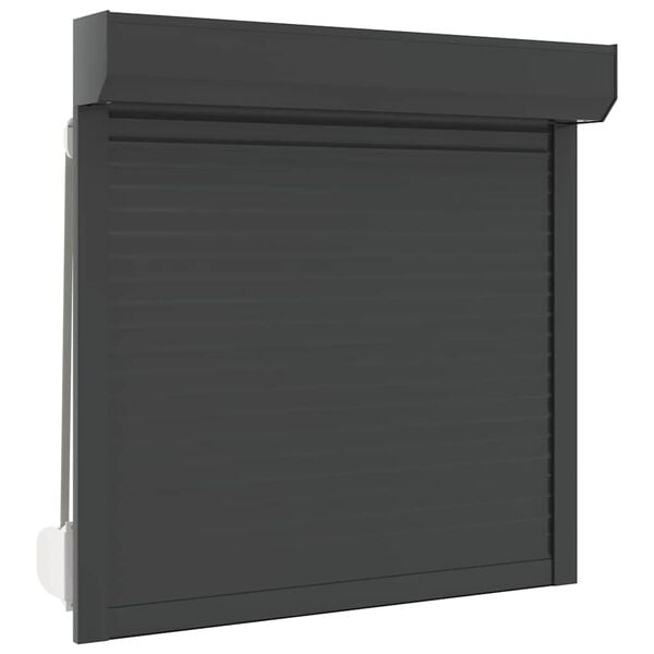 vidaXL Roller Shutter Aluminium 39.4x39.4" Anthracite