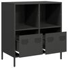 vidaXL Sideboard Black Cold-rolled steel Sideboard Rectangular