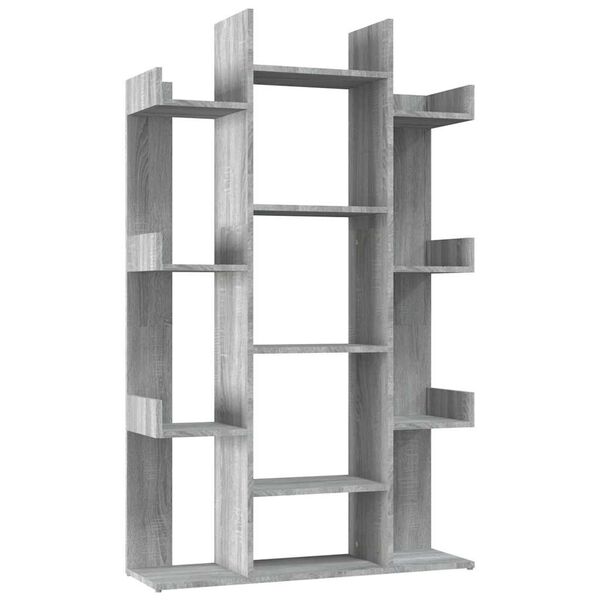 vidaXL Book Cabinet Grey Sonoma Engineered wood Medium Book Cabinet