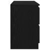 vidaXL TV Cabinet Black Engineered Wood 39.4 in x 13.8 in x 21.3 in
