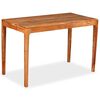 vidaXL Dining Table Solid Wood 46.5"x23.6"x29.9"