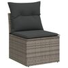 vidaXL Garden Sofa Set Grey