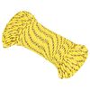 vidaXL Boat Rope Yellow 0.12 " 328.1 ' Polypropylene