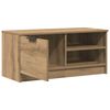 vidaXL TV Cabinet Set of 2 Artisan oak Engineered wood 31.5x13.8x14.4 in