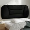 vidaXL Headboard Cushion Black Fabric (100% polyester) 35-39 in