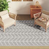 vidaXL Outdoor Carpet Grey Polypropylene 63 in x 90 in