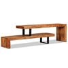 vidaXL TV Stand Unique natural wood grain Solid Acacia Wood Medium