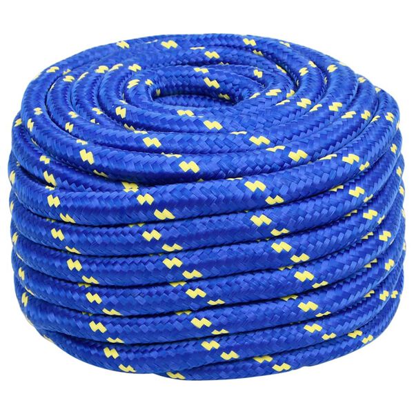 vidaXL Boat Rope Blue 0.79 " 328.1 ' Polypropylene