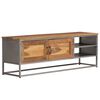 vidaXL TV Cabinet Recycled Teak Recycled Teak and Steel Medium