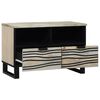vidaXL TV Units White 27.56 x 12.99 x 18.11 in Engineered wood