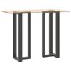 vidaXL Bar Table Leg Anthracite Powder-coated steel Standard