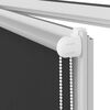 vidaXL Roller Blind Black 100% polyester 39.4x59.1 in