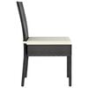 vidaXL Dining Set Black Poly rattan, powder-coated steel, glass Medium