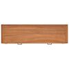 vidaXL TV Cabinet Natural Teak Solid teak wood, plywood Medium