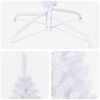 vidaXL Christmas Tree White PVC, Plastic Medium Christmas Tree