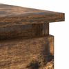vidaXL Console Table Smoked Oak Engineered Wood Medium Console Table