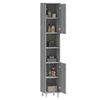 vidaXL Bathroom Cabinet Grey Sonoma Engineered Wood Tall