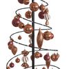vidaXL LED Christmas Tree Black, Warm White Metal, Plastic 59.1 in tall