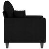 vidaXL Sofa Chair Black Polyester, Metal, Textilene Single Sofa Chair