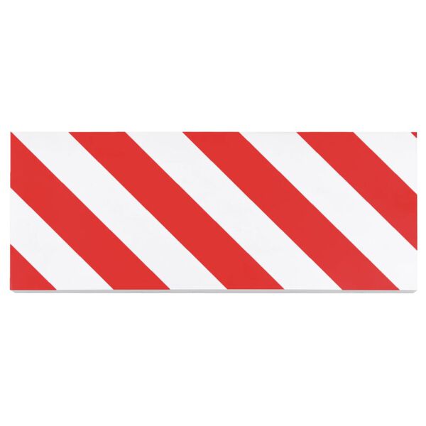 vidaXL Wall Protectors 6 pcs Red&White 19.7x7.9x0.8" EVA Foam