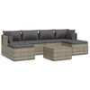 vidaXL Garden Lounge Set Grey