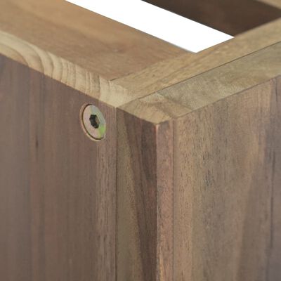 vidaXL Wall-mounted Bathroom Cabinet 17.7"x11.8"x15.7" Solid Wood Teak