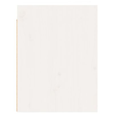 vidaXL Wall Cabinets 2pcs White 11.8"x11.8"x15.7" Solid Wood Pine