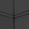 vidaXL Gazebo Anthracite Tubular Steel Large UV-Resistant Materials