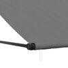 vidaXL Retractable Awning Anthracite Steel 118.1 x 59.1 in Retractable