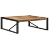 vidaXL Coffee Table Natural Wood and Black