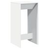 vidaXL Bar Table White Engineered wood Tall Durable Bar Table