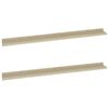 vidaXL Wall Shelf Set of 2 Sonoma oak MDF Large Floating Shelf