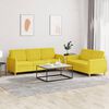 vidaXL Sofa Set Light Yellow