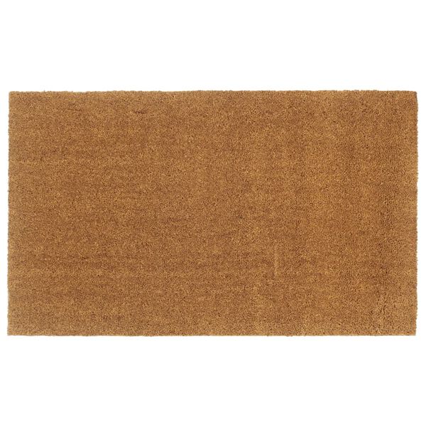 vidaXL Door Mat Natural Coir, PVC 35.4 x 59.1 in Durable Coir Door Mat
