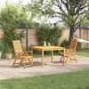 vidaXL Garden Dining Set 3 pcs Brown Solid Acacia Wood