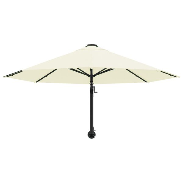 vidaXL Parasol Sand Polyester, Metal 118.1 in diameter Tiltable